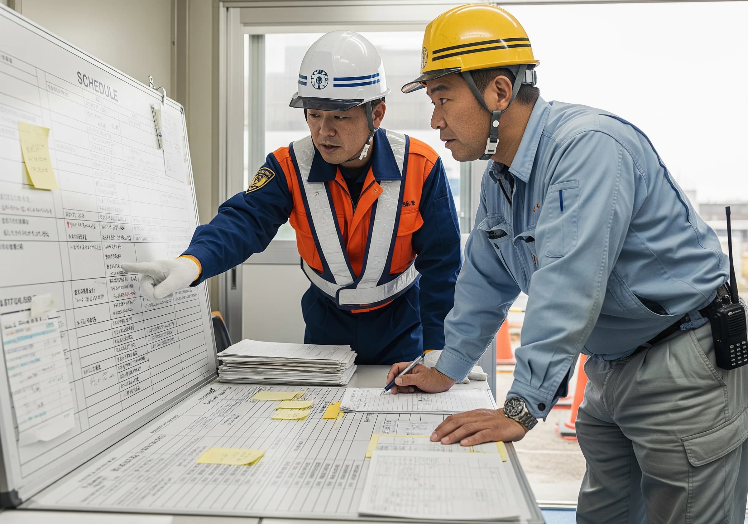 自社工事との連携による柔軟なシフト対応