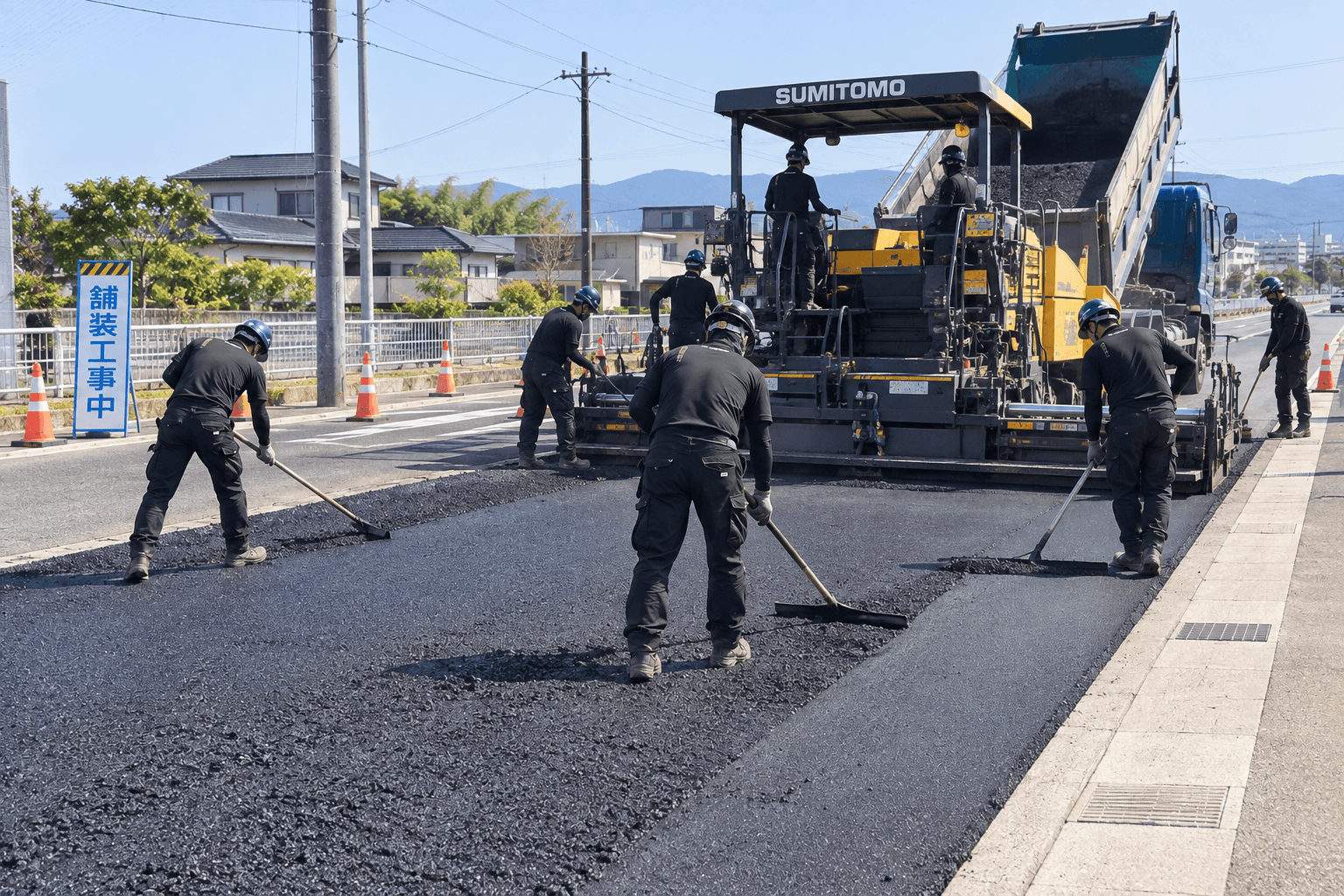 ご家庭向け駐車場の舗装工事
